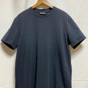 上質　エンポリオアルマーニ　無地Tシャツ　半袖Tシャツ　ブラック　XXL ストレッチ　コットン　クルーネック EMPORIO ARMANI　黒