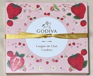 新品　未開封　 GODIVA ゴディバ あまおう苺ラングドシャクッキー アソートメント（１８枚入）チョコレート いちご　ストロベリー