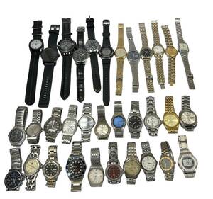 C【１円スタート！不動品】腕時計 まとめ売り 33点 SEIKO CASIO CITIZEN DIESEL 他 中古 現状品 詳細不明 ジャンク