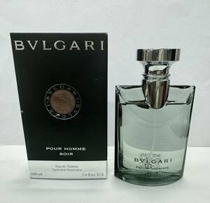 BVLGARI POUR HOMME SOIR BVLGARY бассейн Homme sowa-ruo-doto трещина 100ml мужской духи аромат б/у с коробкой 