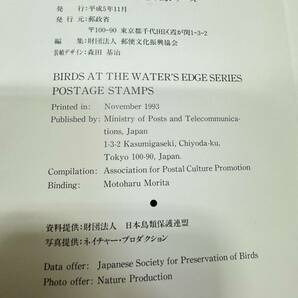 【1円スタート！】郵便切手アルバム 見本 水辺の鳥シリーズ 平成5年11月発行 日本郵便 コレクターの画像8