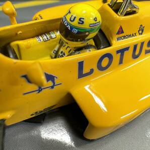 （1）ミニチャンプス 1/43 LOTUS ロータス HONDA ホンダ アイルトン・セナ 99T 1987 ミニカー 車 おもちゃ アンティーク コレクションの画像6