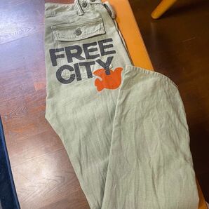 FREECITY フリーシティーベイカーパンツペイントパンツメンズ28サイズ