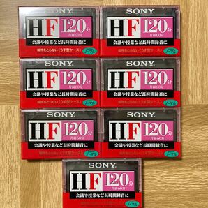 SONY ソニー HF 120分 C -120HFAノーマルカセットテープ7本の画像1