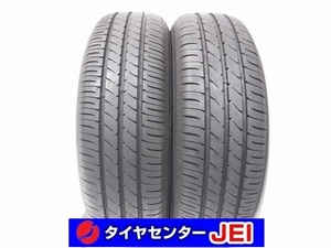 155-65R13 9分山 トーヨーナノエナジー3 2023年製 中古タイヤ【2本セット】送料無料(AM13-6832）