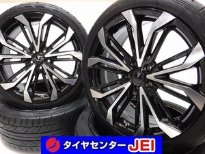 20インチ トヨタ モデリスタ 245/40R20 8.5J+40 114.3 アル/ヴェル 中古タイヤホイール【4本セット】送料無料(AMA20-0770