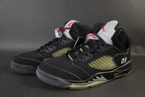 未使用 NIKE AIR JORDAN 5 RETRO US8 26cm 136027-004 エアジョーダン ナイキ