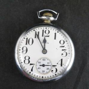 1円～ ELGIN エルジン 懐中時計 USA製 手巻き ジャンクの画像1