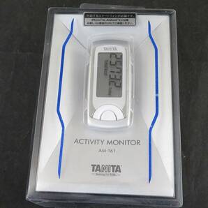 TANITA タニタ AM-161 アクティビティトラッカー 歩数計 万歩計 活動量計 シルバーの画像1