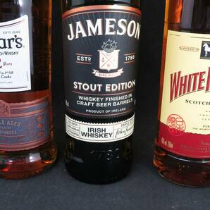 1円～ 未開栓 Dewars（デュワーズ）12年 JAMESON STOUT EDITION ホワイトホース ウイスキー 700ｍｌ 3本セットの画像2