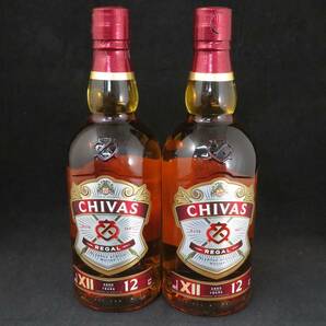 1円～ 未開栓 CHIVAS REGAL シーバスリーガル 12年 700ｍｌ ウイスキー 2本セットの画像1