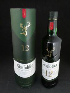 1円～　未開栓　Glenfiddich グレンフィディック 12年 シングルモルト ウイスキー 700ml