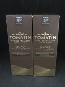 1円～　未開栓　TOMATIN トマーティン レガシー　 ウイスキー 700ml 　2本セット