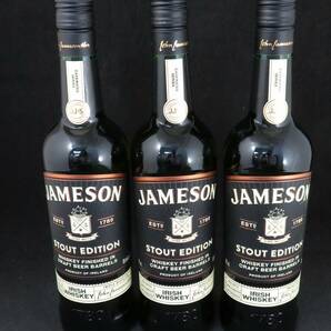 1円～ 未開栓 JAMESON STOUT EDITION ウイスキー 700ｍｌ  3本セットの画像1