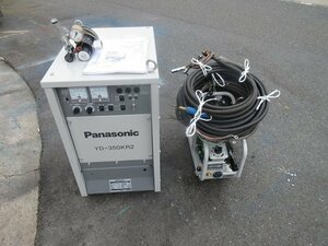 ▲▽7776　状態良好　Panasonic　パナソニック　サイリスタ制御CO2/MAG溶接機　YD-350KR2　/YW-35KB3　2023年製　半自動溶接△▼