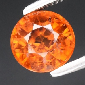 [ beautiful beauty ]1.45 carat Cambodia production natural orange * zircon 