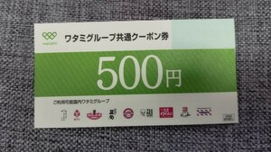 ワタミグループ共通クーポン券500円　※送料無料