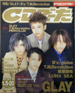 ●CDでーた 1998/1/5・20●GLAY PENICILLIN 黒夢 SPEED 相川七瀬 SHAZNA 華原朋美 T.M.Revolution globe B’ｚ SOPHIA DEEN 貴水博之●