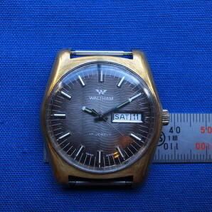 1円 ウォルサム 腕時計 WALTHAM メンズ 自動巻き ゴールド の画像8