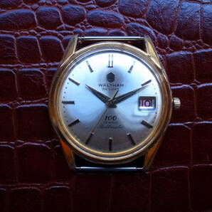 WALTHAM 100石 稼働品 腕時計 メンズ ゴールド １円の画像1