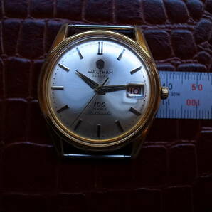 WALTHAM 100石 稼働品 腕時計 メンズ ゴールド １円の画像6