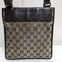 グッチ GUCCI ショルダーバッグ GGキャンバス サコッシュ 訳あり品_画像6