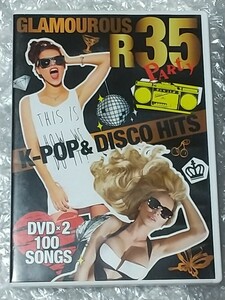 2 sheets set DVD GLAMOUROUS R35 K-POP&DISCO HITS