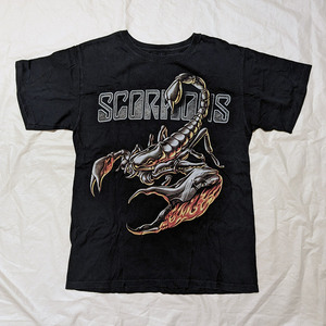 【1円スタート】SCORPIONS スコーピオンズ バンドTシャツ　　検:ロックTシャツ METALLICA IRON MAIDEN SLAYER OZZY osbourne judas priest