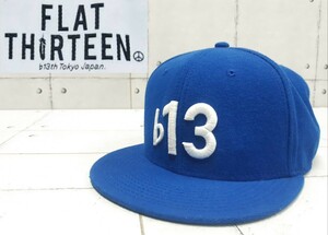 希少カラー FLAT THIRTEEN ♭13 キャップ 帽子 CAP フラットサーティーン　