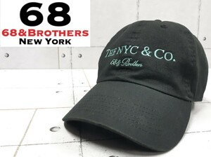 希少 黒 ティファニーサンプリング 68&BROTHERS キャップ 帽子 CAP TIFFANY THE NYC&CO