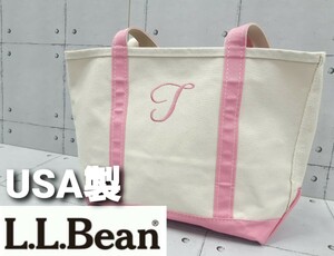 USA製 L.L.BEAN BOTE AND TOTE ビーントート エルエルビーン バッグ ピンク トートバッグ キャンバス