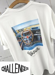 L CHALLENGER KODE TALKERS Tシャツ 白 チャレンジャー コードトーカーズ CHALLENGER RECORDS