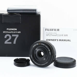 ☆良品【FUJIFILM】SUPER EBC XF 27mm F2.8 R WR 単焦点 フジフィルム 管理番号 : 3851の画像1