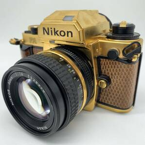 ☆美品【NIKON】FA + Ai-s 50mm F1.4 GOLD GRAND PRIX '84 ゴールド ニコン 管理番号 : 38283829の画像2