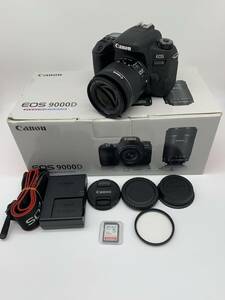 ☆美品【Canon】EOS 9000D + EF-S 18-55mm F4-5.6 IS STM レンズセット キャノン キヤノン 管理番号 : 38313833