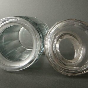 委託HK◇時代 ヴィンテージガラス薬瓶（和ガラス アンティーク 小物入 標本瓶 メディシンボトル プレスガラス 気泡ガラス レトロ雑貨）の画像4