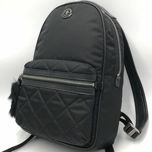 MONCLER モンクレール キルティングバックパック リュック 黒の画像1