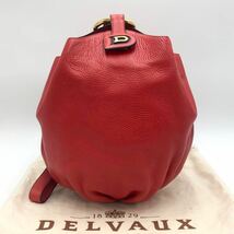 【入手困難・極美品】Delvaux デルヴォー 巾着 ショルダーバッグ ロゴ_画像1