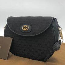 オールドグッチOLD GUCCI ポシェット ミニショルダーバッグ マイクロgg 斜め掛け_画像1