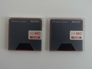 [ used ]SONY Hi-MD 1GB disk 2 pieces set 