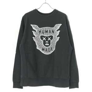 HUMAN MADE×KAWS ヒューマンメイド カウズ 21AW SWEATSHIRT KAWS #1 スウェットトレーナー グレー L IT9AH6VYMMLC