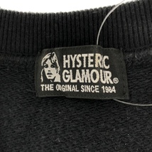 HYSTERIC GLAMOUR ヒステリックグラマー HYS BEAR刺繍オーバーサイズスウェットトレーナー ブラック F 01203CS04 ITTEINOSP362_画像3