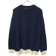 UNDER COVER アンダーカバー 2000AW MELTING POT ウールニットセーター ネイビー L ITEAXU72AED4_画像1