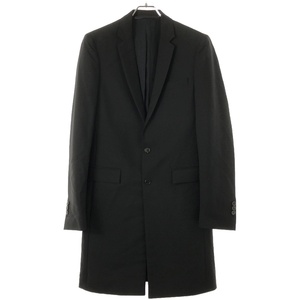 KRIS VAN ASSCHE Chris Van ash 13AW wool mo hair Chesterfield coat black 44 1159-343-3379 IT3IJWYBWB5C