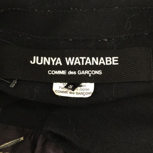 JUNYA WATANABE COMME des GARCONS ジュンヤワタナベ 19AW 裏地フラワーペイズリーダブルブレストチェスターコート ブラックの画像3