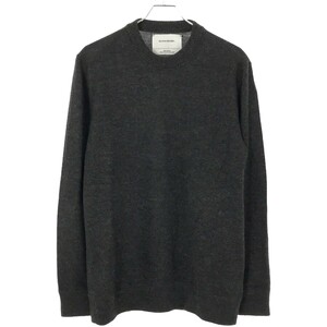 the inoue brothers ザイノウエブラザーズ Baby Alpaca Crew Knit ベビーアルパカニットセーター グレー L IT7XA940SFEK