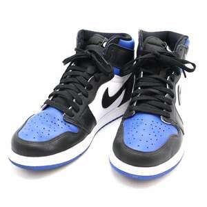 NIKE ナイキ AIR JORDAN 1 RETRO HIGH OG Royal Toe スニーカー ブルー 28cm 555088-041 ITQMPYQS2QNM