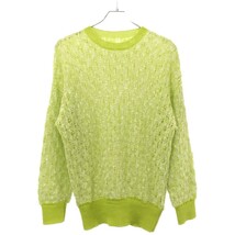 Ameri アメリ 21SS MEDI LOOSE CROCHET KNIT ルーズクロシェニット 02110130450 グリーン F ITAULDWEVSGC_画像1