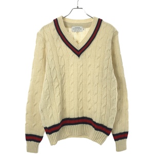 JAMES CHARLOTTE ジェームス シャルロット CRICKET SWEATER クリケットニットセーター アイボリー 38 ITCS8BP2LOU2