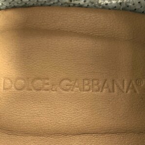 DOLCE&GABBANA ドルチェ＆ガッバーナ ロゴパッチパンチングローカットスニーカー ホワイト系 9 IT7DUAXXCOK0の画像5